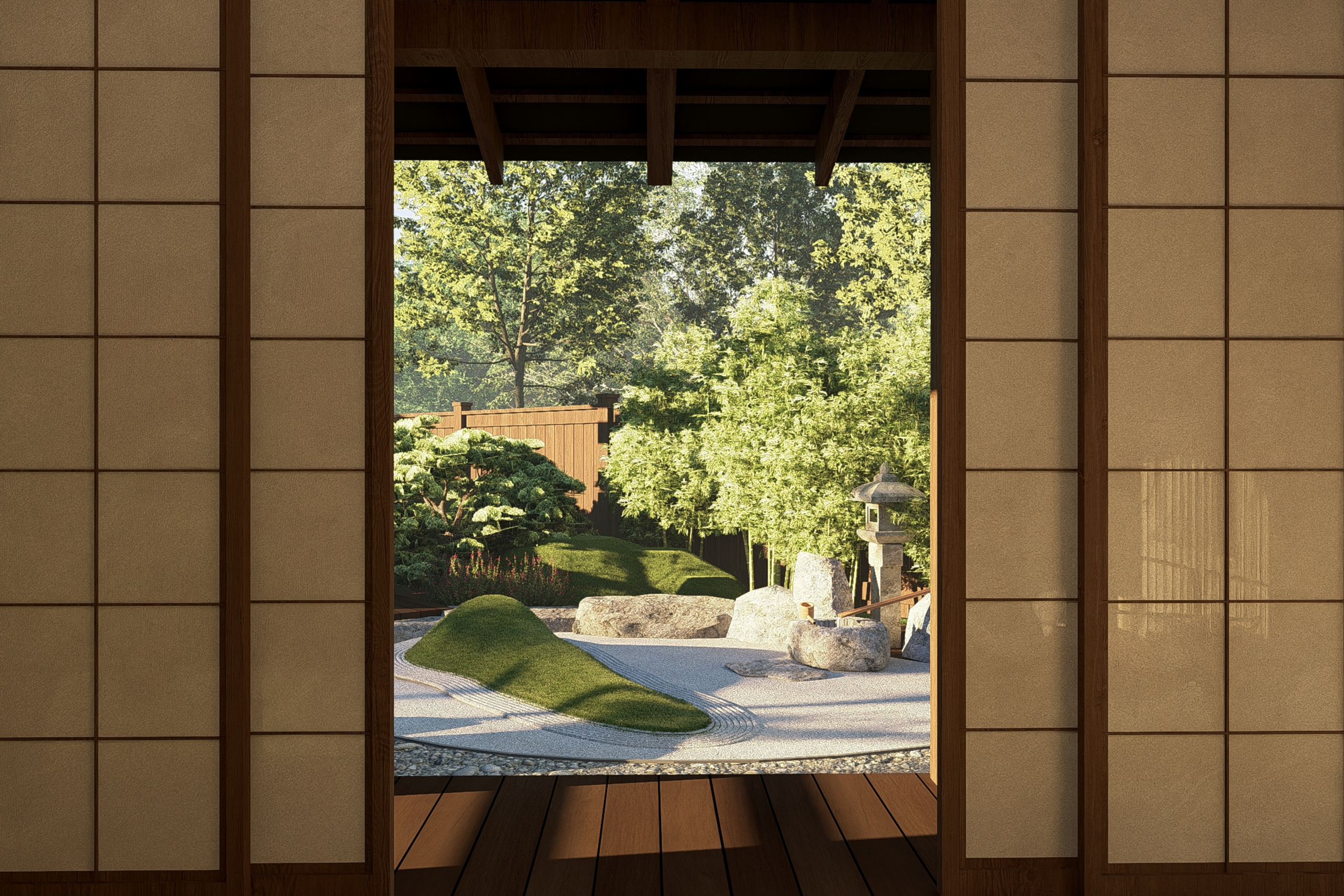 A Tranquil Japanese-Inspired Garden Retreat