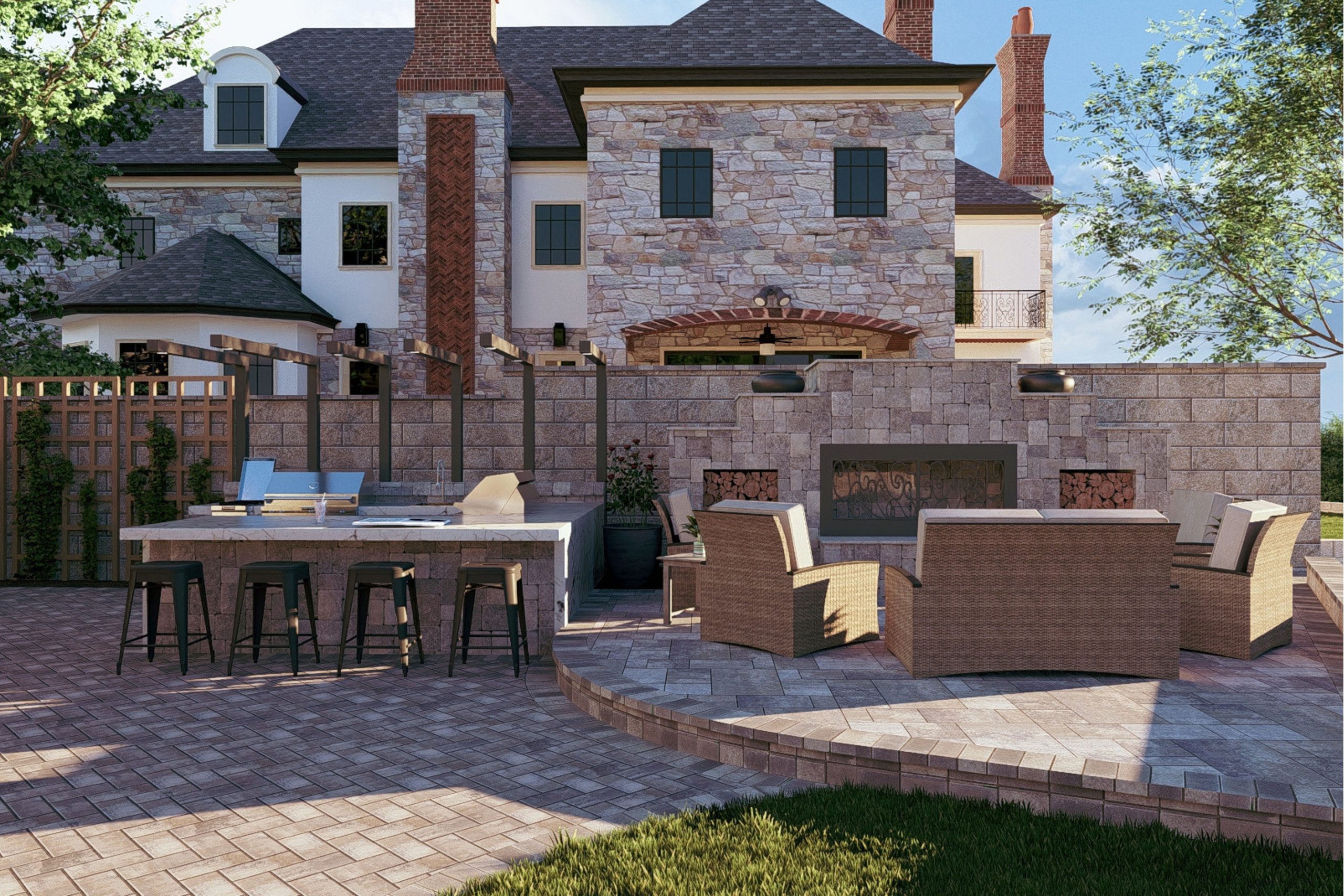 The Best Outdoor Kitchen Layouts for Entertaining