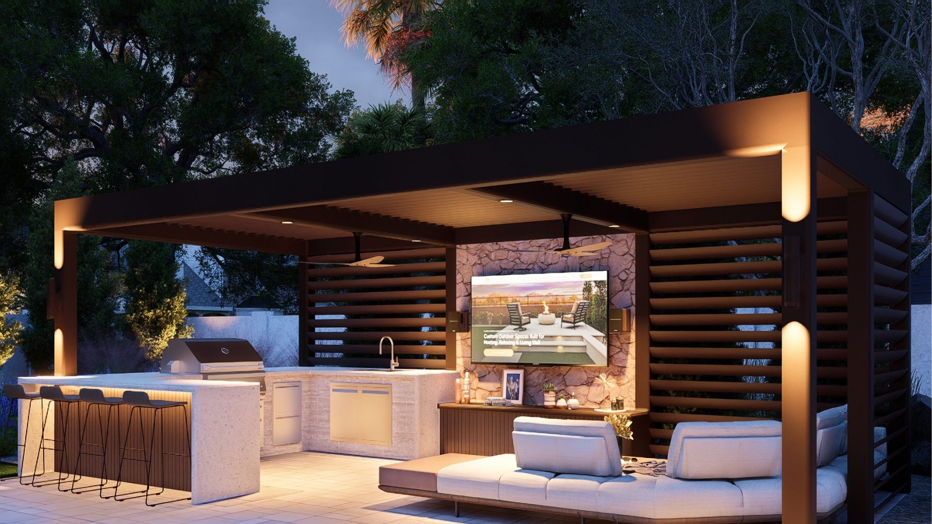 How Much Space Do You Need for an Outdoor Kitchen?